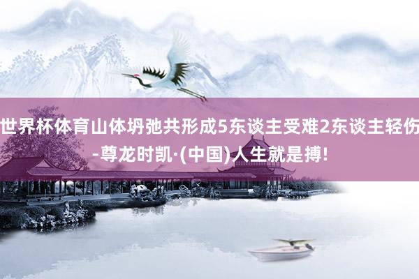 世界杯体育山体坍弛共形成5东谈主受难2东谈主轻伤-尊龙时凯·(中国)人生就是搏!