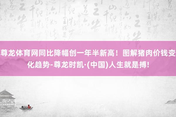 尊龙体育网同比降幅创一年半新高！图解猪肉价钱变化趋势-尊龙时凯·(中国)人生就是搏!